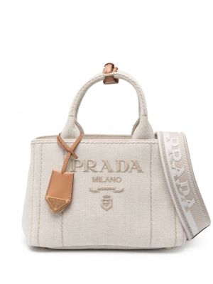 Shopper kabelka s výšivkou Prada