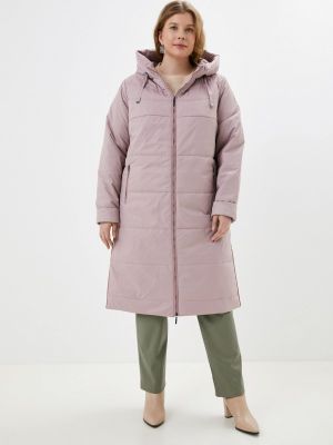 Утепленная демисезонная куртка Dizzyway розовая