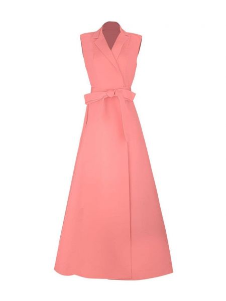 Αμάνικη βραδινό φόρεμα Carolina Herrera ροζ