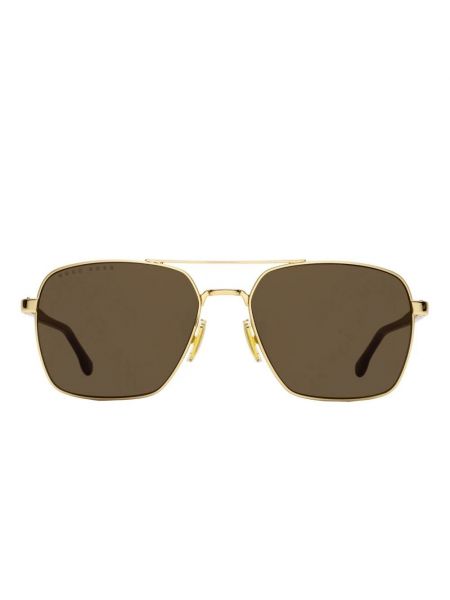 Okulary przeciwsłoneczne z różowego złota Hugo Boss