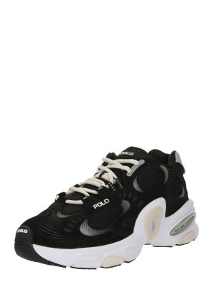 Sneakers με δαντέλα Polo Ralph Lauren μαύρο