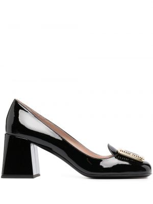 Pumps med bred passform Miu Miu svart