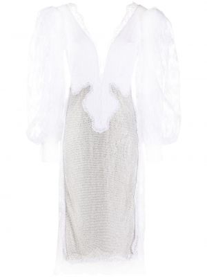 Кружевное ажурное свадебное платье Christopher Kane