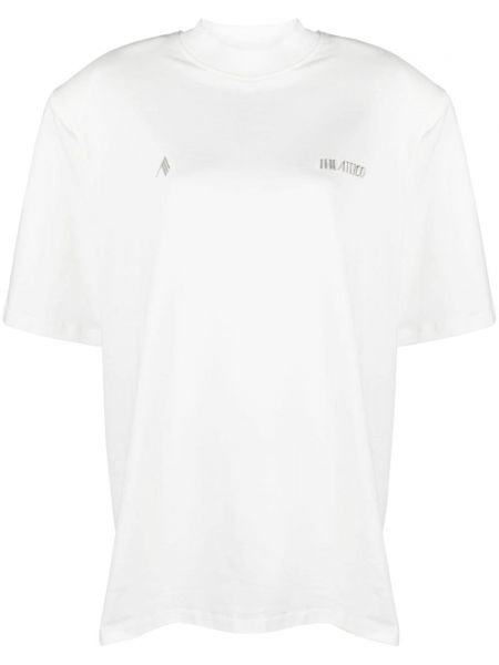 T-shirt di cotone The Attico bianco