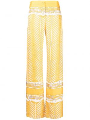 Pantalones con estampado Emilio Pucci amarillo