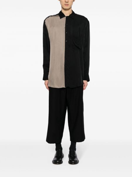 Pantalon en coton Yohji Yamamoto noir