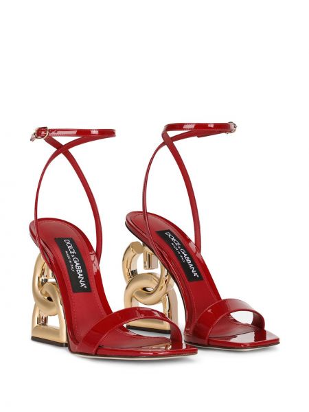 Sandales à talons Dolce & Gabbana rouge