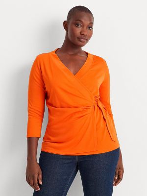 Camiseta de punto Lauren Ralph Lauren Woman naranja