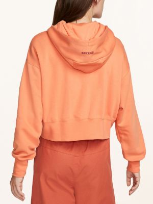 Bluza z kapturem Nike pomarańczowa