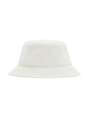 Haftowany kapelusz Burberry biały