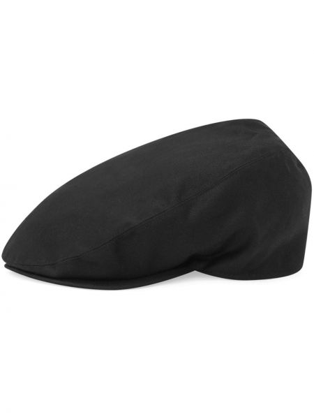 Czarna czapka bawełniana bez obcasa Dolce And Gabbana