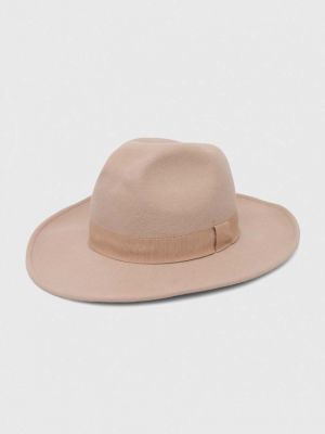 Vlněný klobouk Sisley růžový