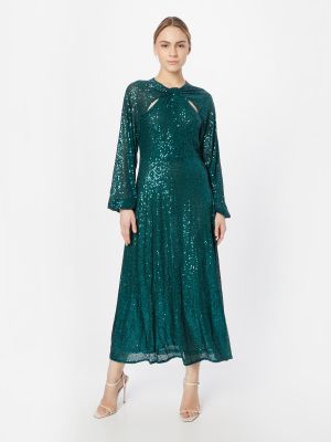 Midi haljina Warehouse zelena