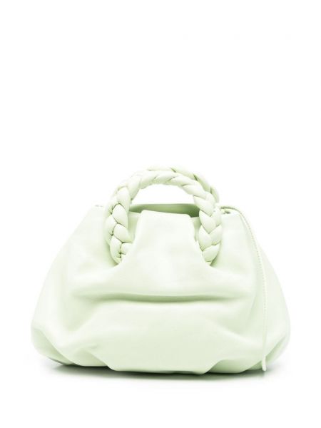 Δερμάτινη τσάντα shopper Hereu πράσινο