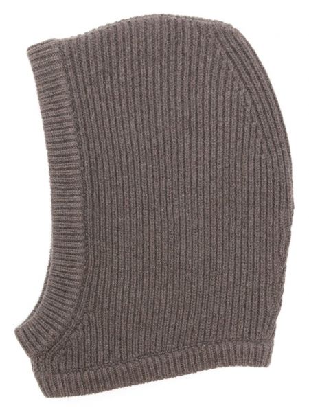 Hupullinen balaclava Rick Owens harmaa