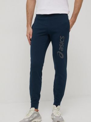 Спортивные штаны с принтом Asics синие