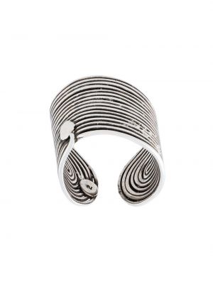Кольцо металлическое Gas Bijoux, серебряный