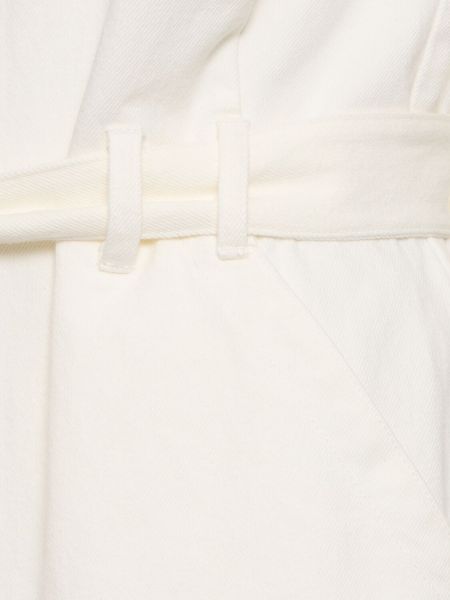 Puuvillased pükskostüüm A.p.c. valge