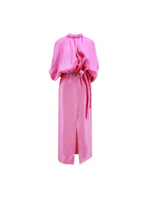 Sukienka długa Fendi różowa