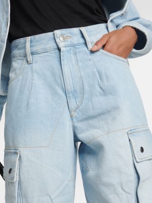 Kargo hlače Isabel Marant modra