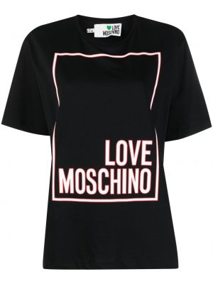 T-shirt Love Moschino svart