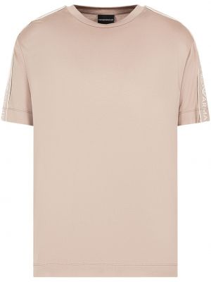 T-shirt en coton Emporio Armani beige