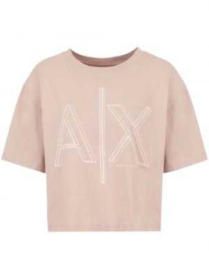 T-shirt en coton à imprimé Armani Exchange