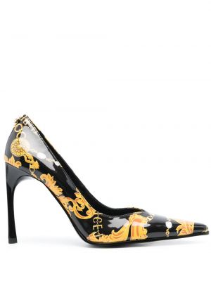 Pantofi cu toc cu imagine Versace Jeans Couture