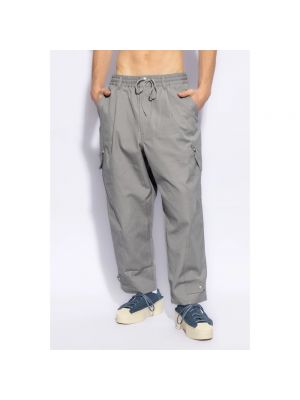 Pantalones de algodón Y-3 gris