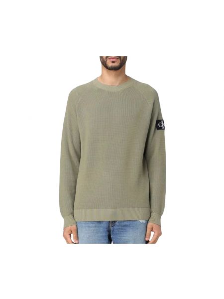 Sweter Calvin Klein zielony