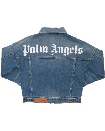 Хлопковая джинсовая куртка Palm Angels