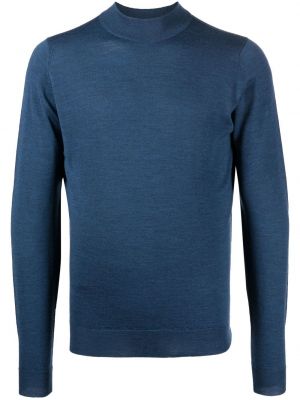 Pleteni džemper John Smedley plava