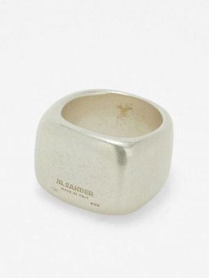 Chunky gyűrű Jil Sander ezüstszínű