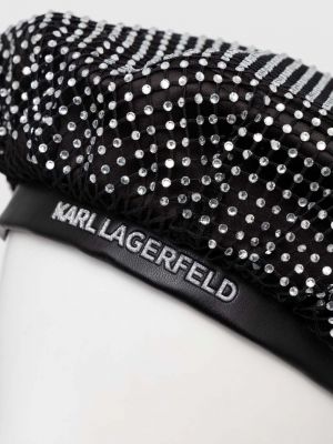 Beretka Karl Lagerfeld crna