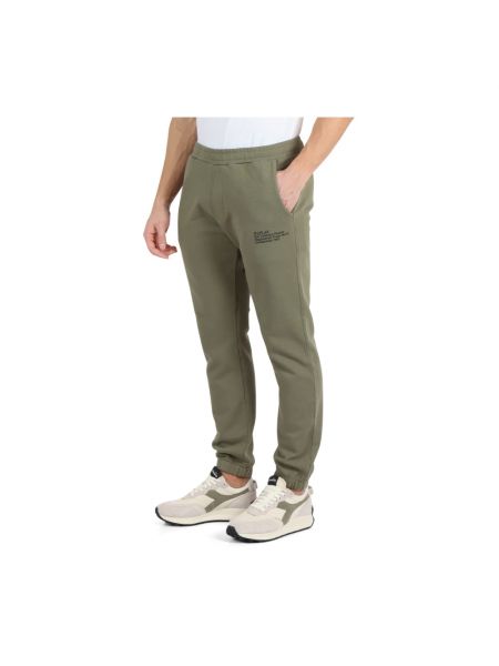 Pantalones de chándal de algodón Replay verde