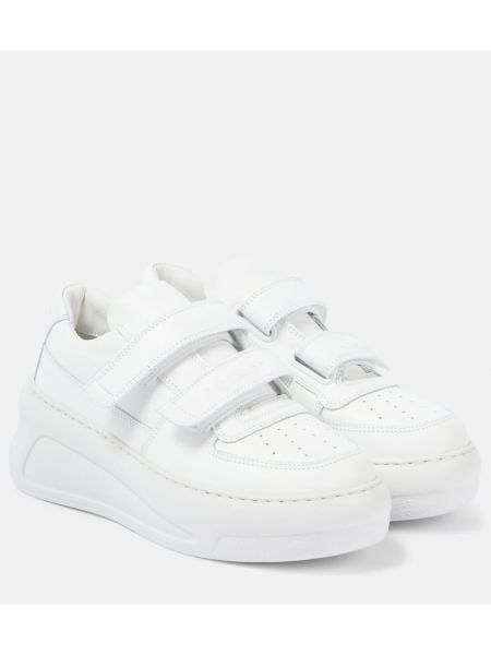 Platformu deri sneaker Acne Studios beyaz