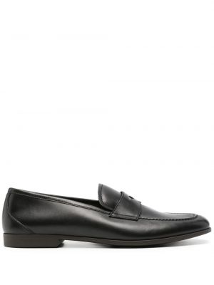 Pantofi loafer din piele Fratelli Rossetti negru