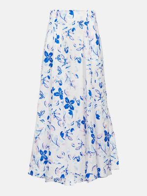 Kvetinová bavlnená dlhá sukňa Dorothee Schumacher