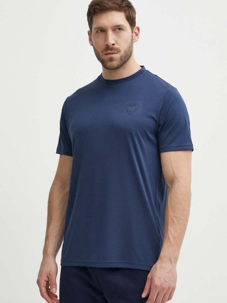 Однотонная футболка Rossignol синяя