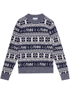 Пуловер с кръгло деколте Ganni