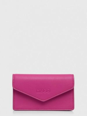 Różowy portfel Hugo
