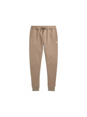 Spodnie sportowe Polo Ralph Lauren brązowe
