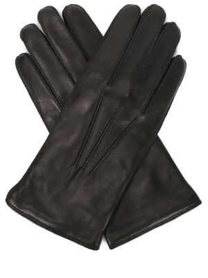 Кожаные перчатки Loro Piana черные