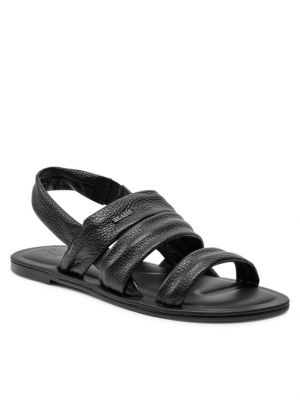 Černé sandály Fabi