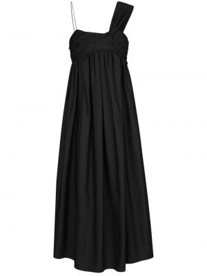 Dlouhé šaty s mašľou Cecilie Bahnsen čierna