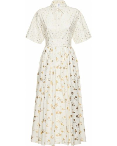 Sukienka midi bawełniana Rosie Assoulin biała