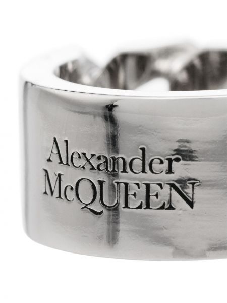 Prsten Alexander Mcqueen stříbrný