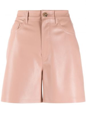 Pantalones cortos de cintura alta Nanushka rosa