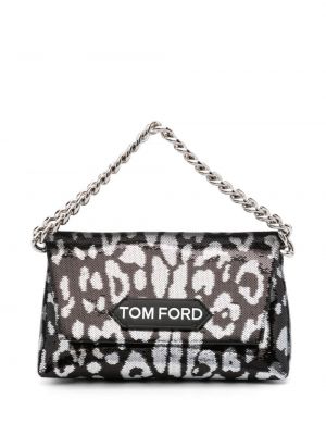 Shopper handtasche mit print mit leopardenmuster Tom Ford