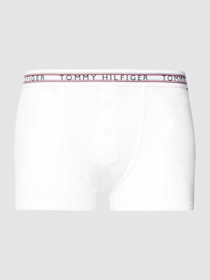 Bokserki na guziki slim fit Tommy Hilfiger białe